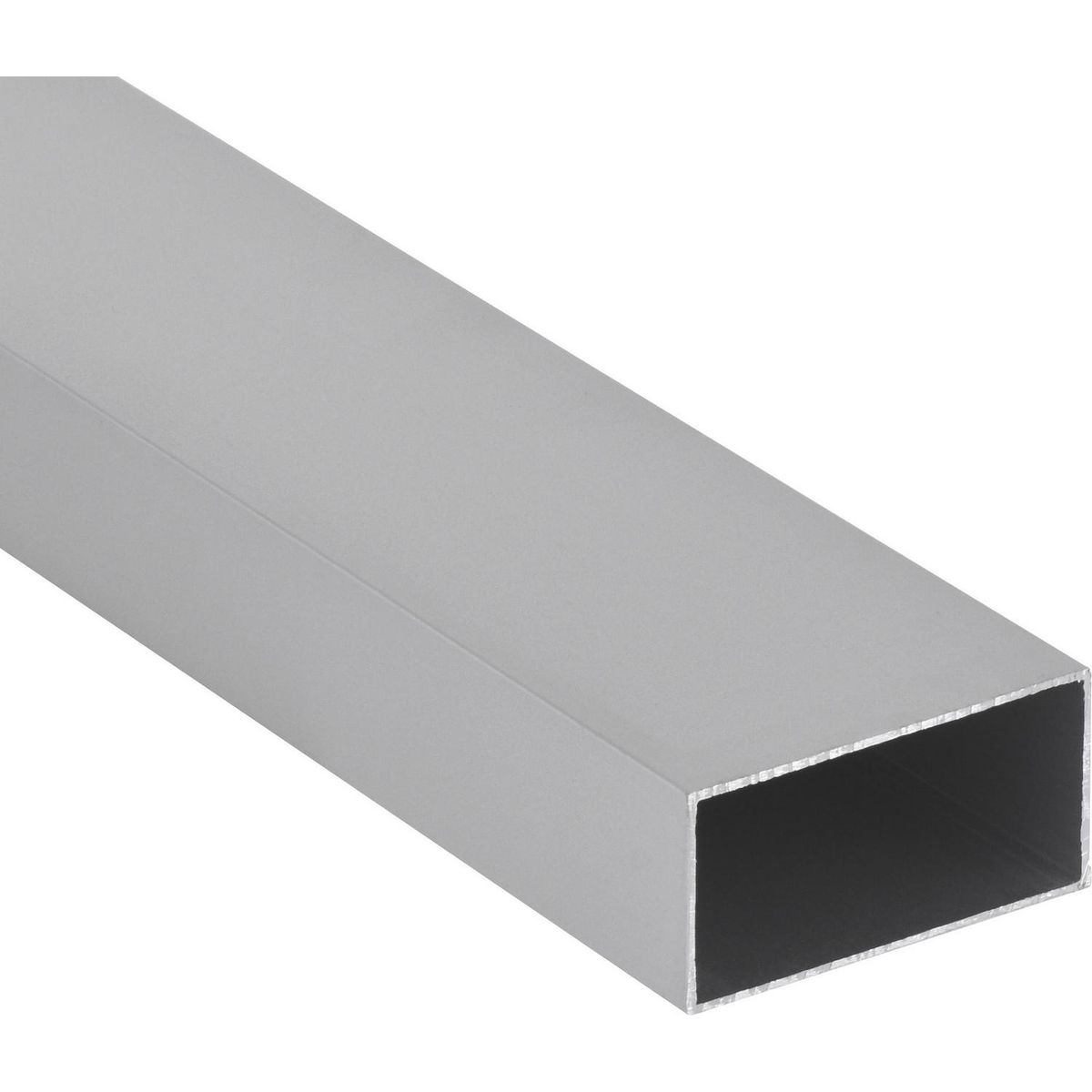 SUPERFIL - Perfil Tubular Gris 6 unidades Aluminio 100x50x1.5 mm 3 m