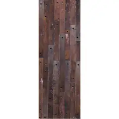 IGNISTERRA - Puerta Exterior Madera de lenga Duelas Burdeos Natural