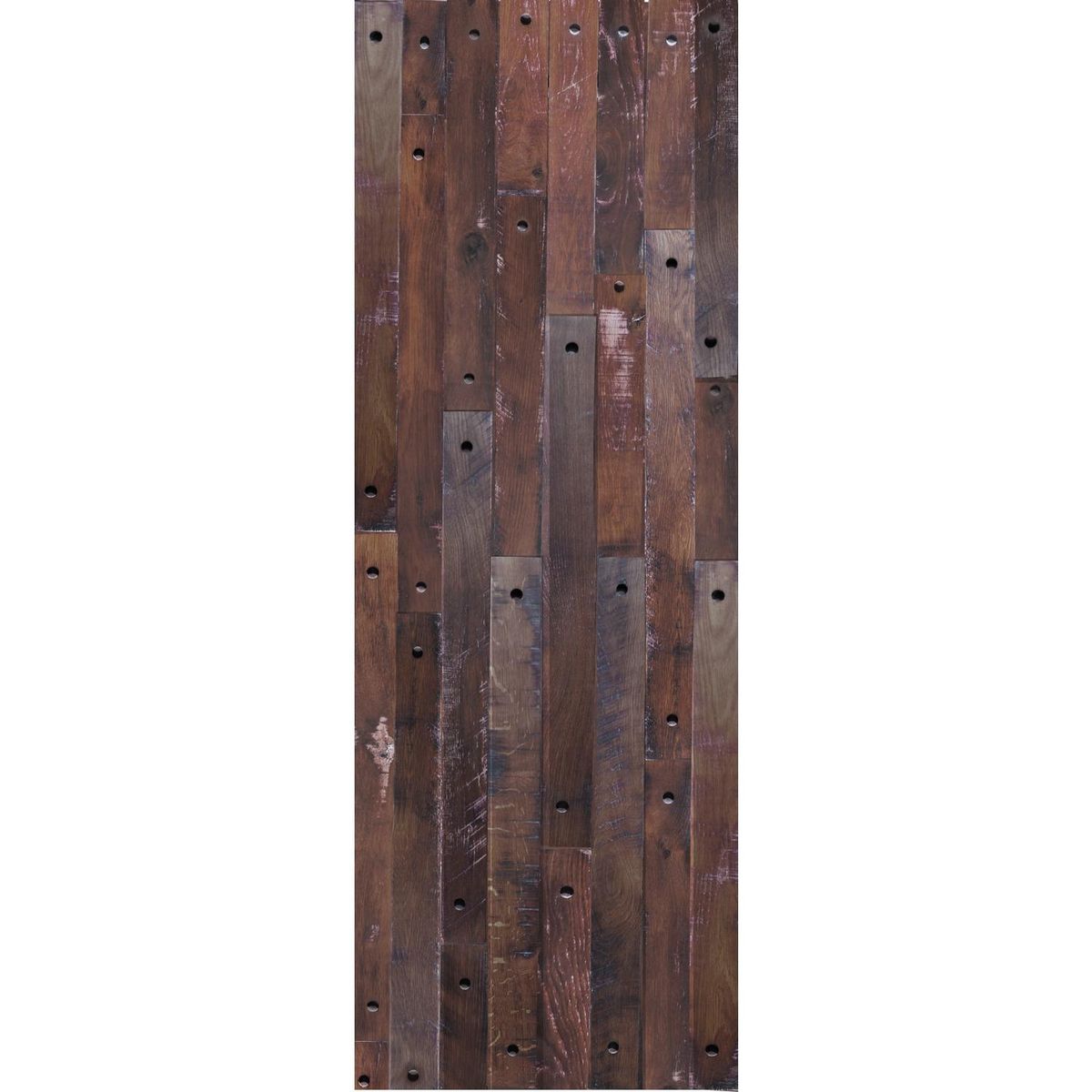 IGNISTERRA - Puerta Exterior Madera de lenga Duelas Burdeos Natural