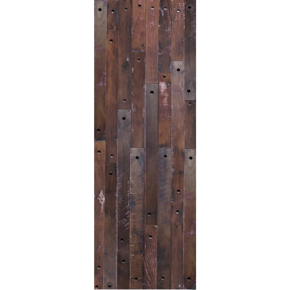 IGNISTERRA - Puerta Exterior Madera de lenga Duelas Burdeos Natural