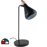 Lámpara Escritorio Juno Negro 19x57 cm