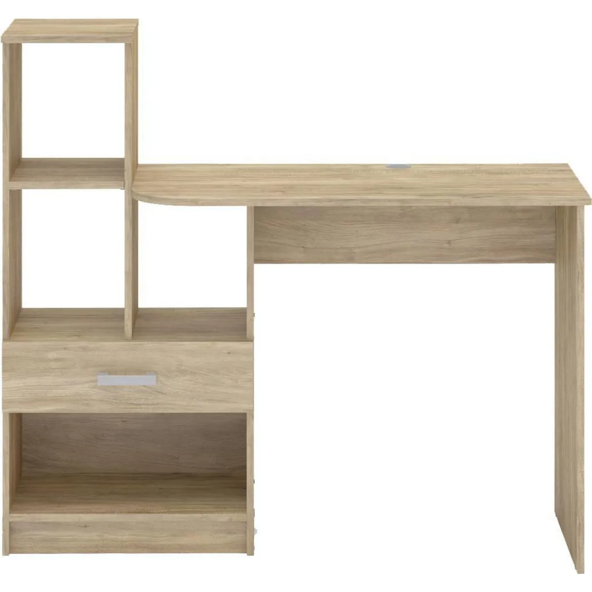 VEKKAHOME - Escritorio 120x45x107 cm Beige