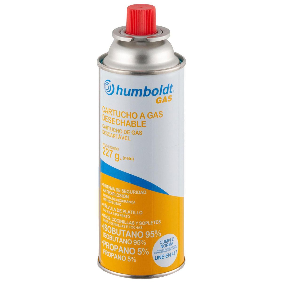 HUMBOLDT - Balón de Gas desechable 227 gr
