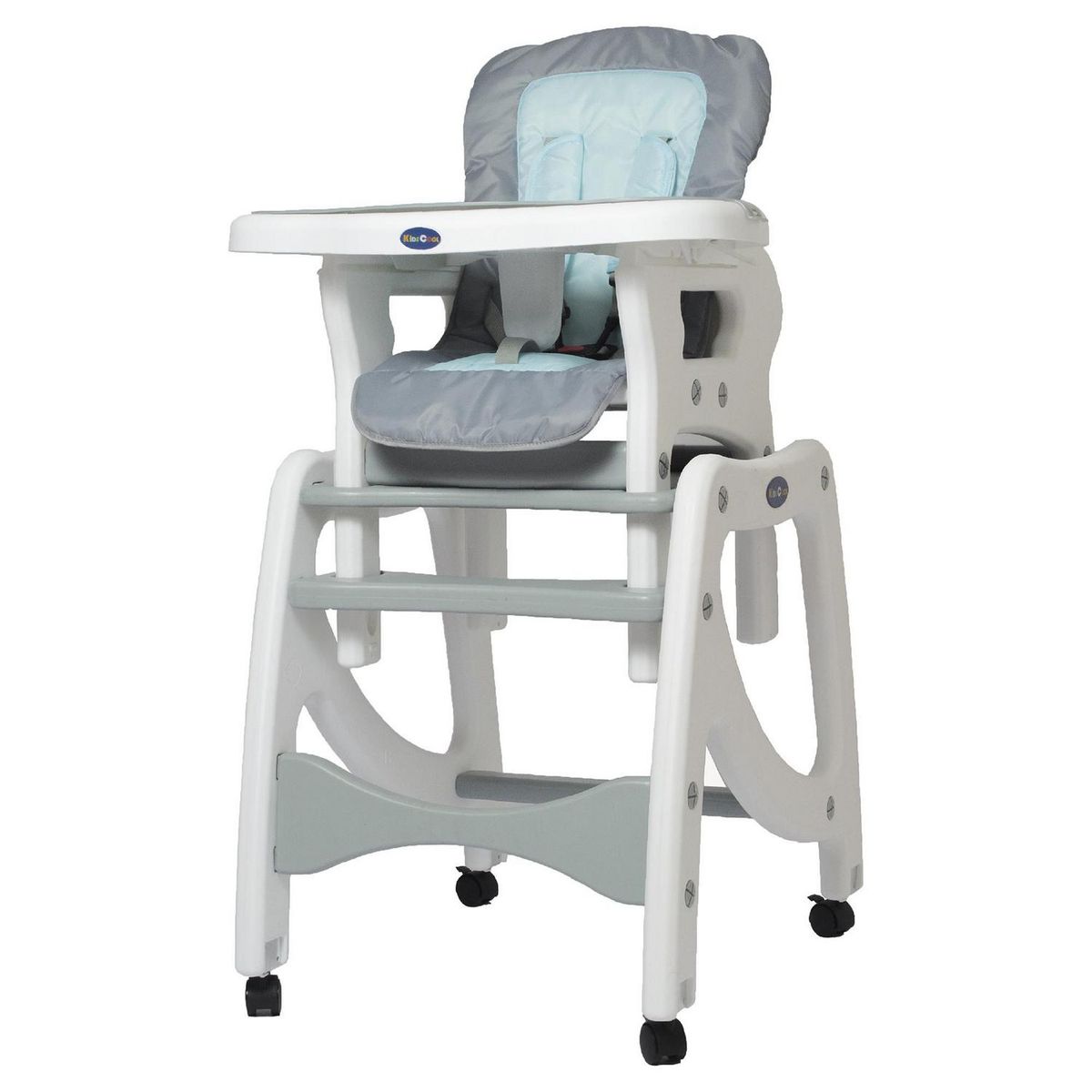 KIDSCOOL - Silla de comer Gris/Azul