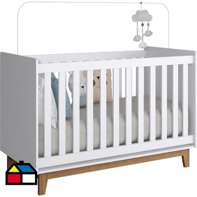 Cuna 133x68,5x90 cm Blanca