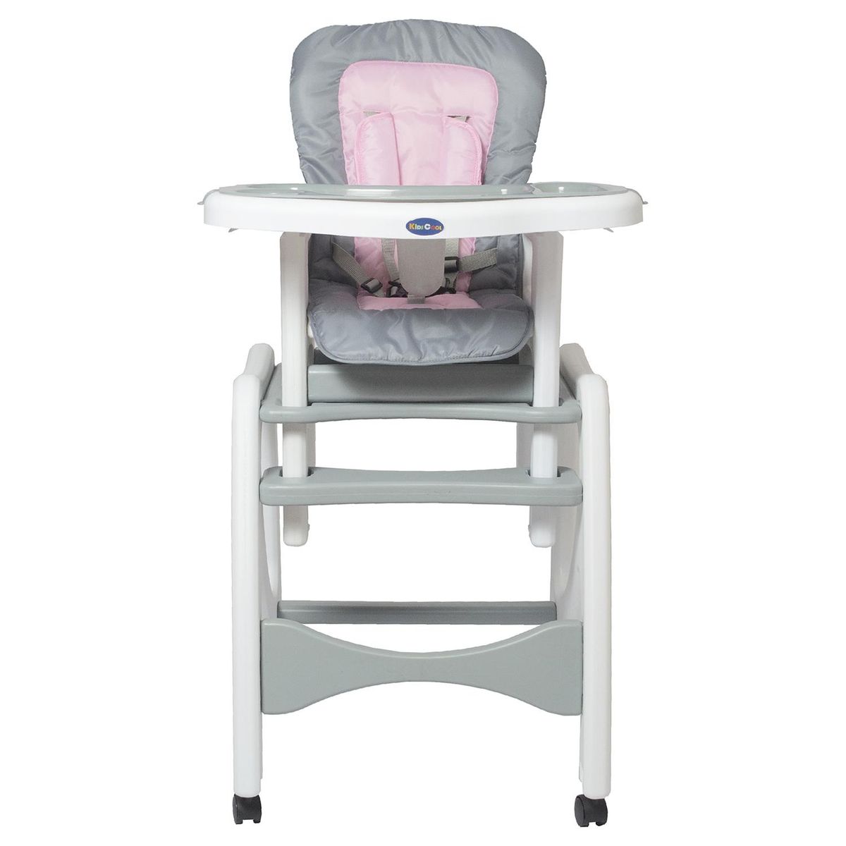 KIDSCOOL - Silla de comer Gris/Rosada