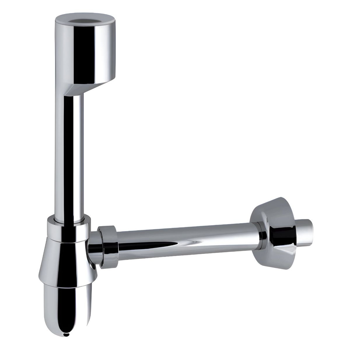 BONOMINI - Sifón Urinario Plástico Cromado 1 1/4 32x250 mm