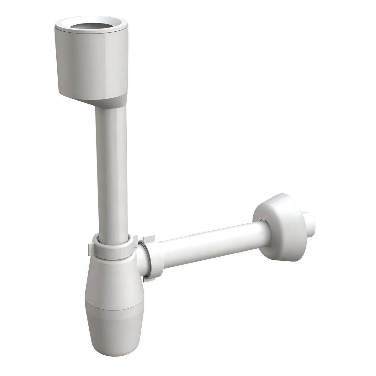 BONOMINI - Sifón Urinario Plástico Blanco 1 1/4 32x230 mm