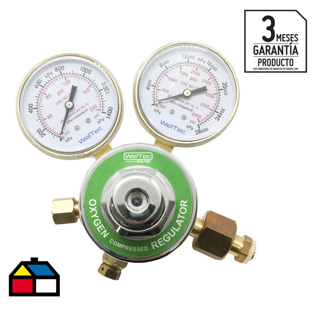 WELTEC - Regulador oxigeno 540 TA