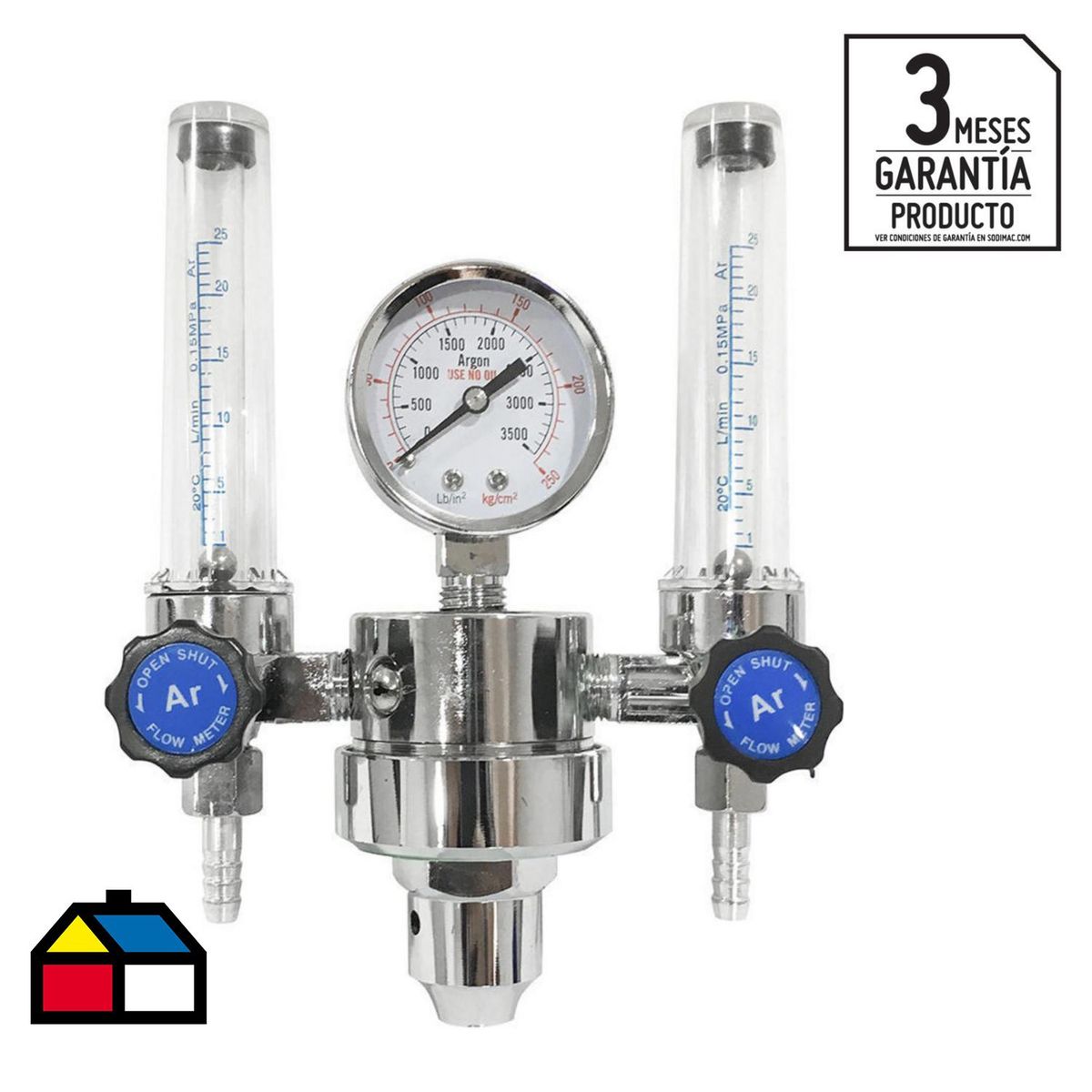 WELTEC - Regulador Argón Doble