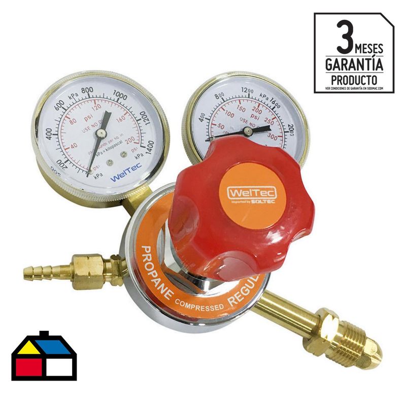 WELTEC - Regulador propano 555 TA