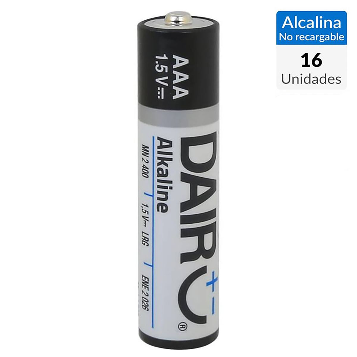 DAIRU - Pila alcalina AAAx16