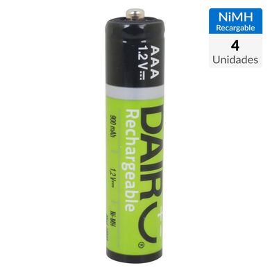 Pila recargable AAAx4