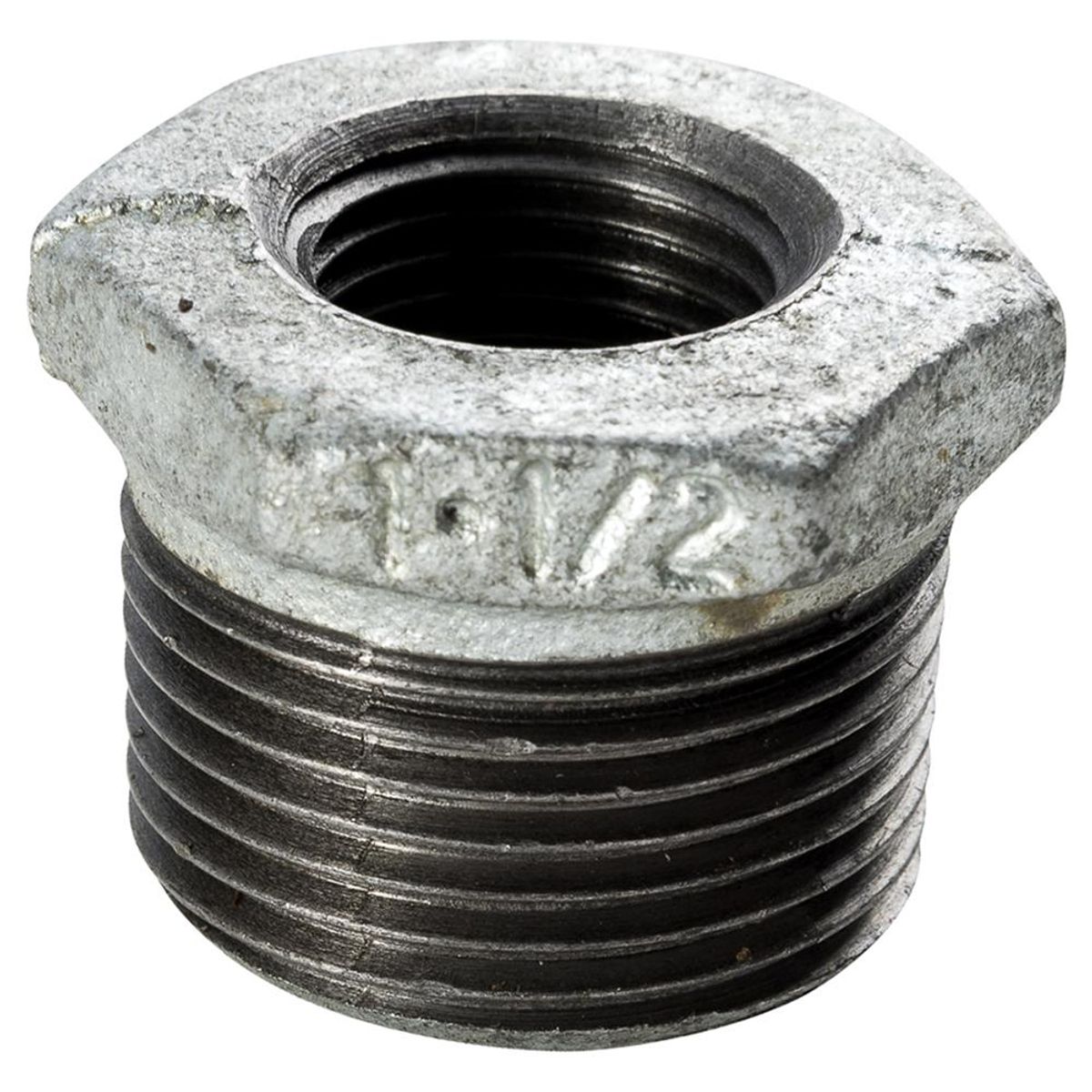 CALESAN - Buje Reducción Fe Galvanizado 1/2" x 1"  1u