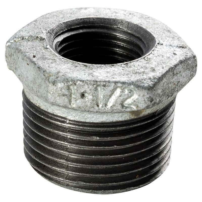 CALESAN - Buje Reducción Fe Galvanizado 1/2" x 1"  1u