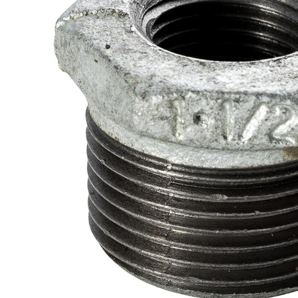 CALESAN - Buje Reducción Fe Galvanizado 1/2" x 1"  1u