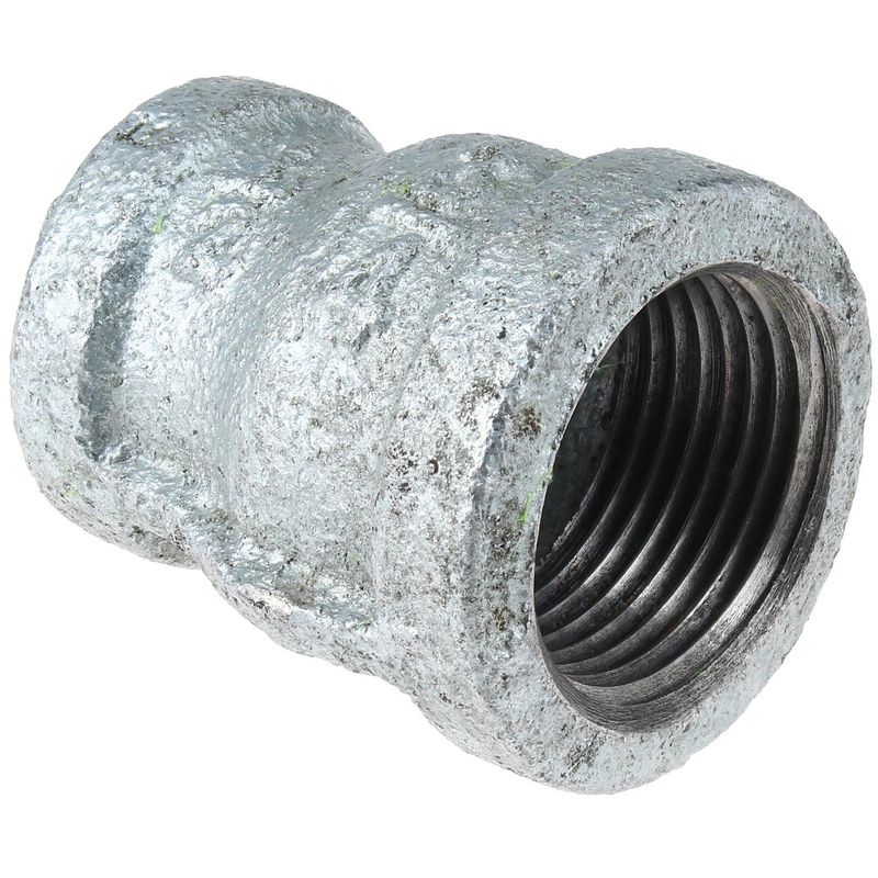 CALESAN - Copla Fe Galvanizado Hilo BSP HI-HI 1/2" x 3/4"  1u