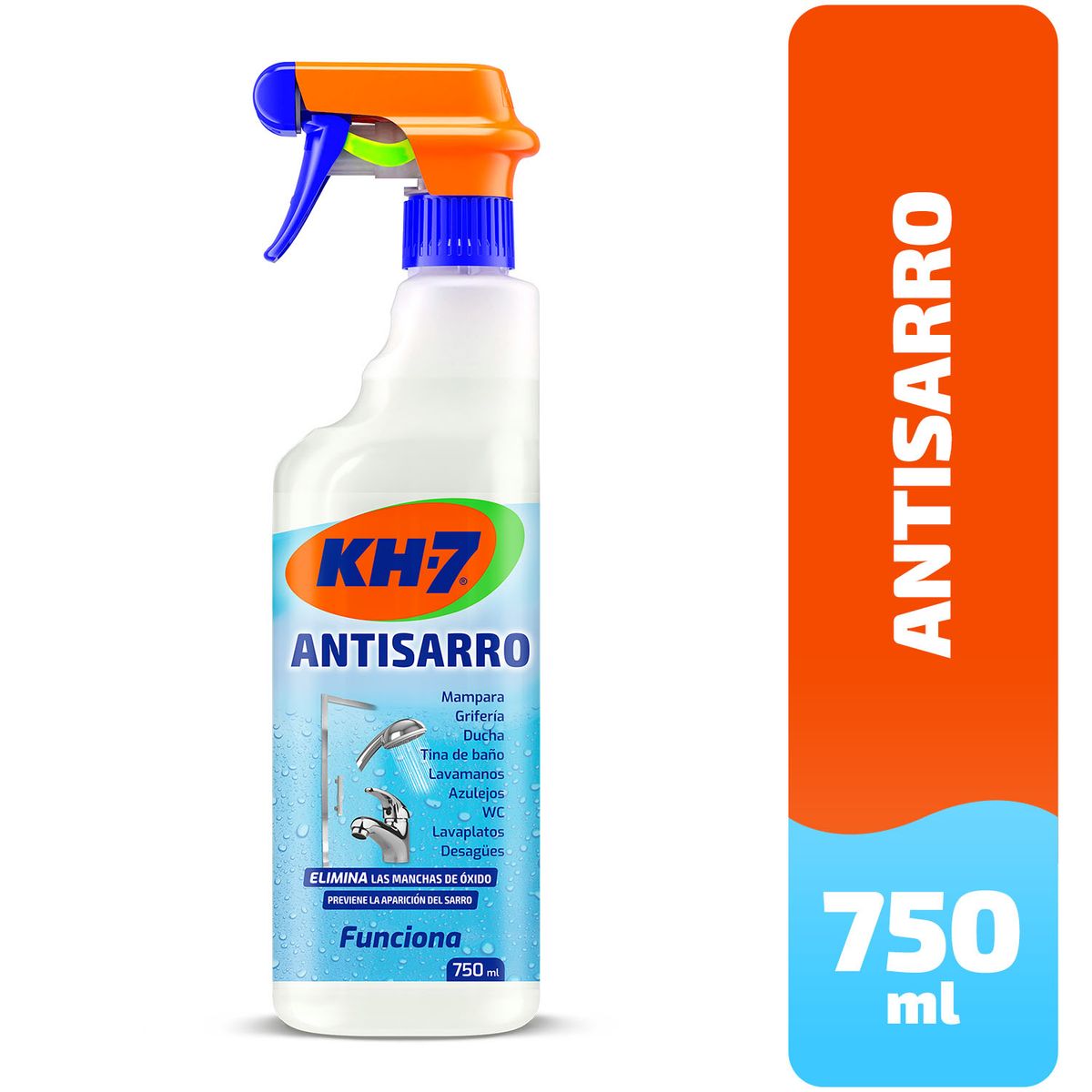 KH 7 - Limpiador Antisarro Kh-7 Gatillo 750 ml Repelente de Agua Perfumado