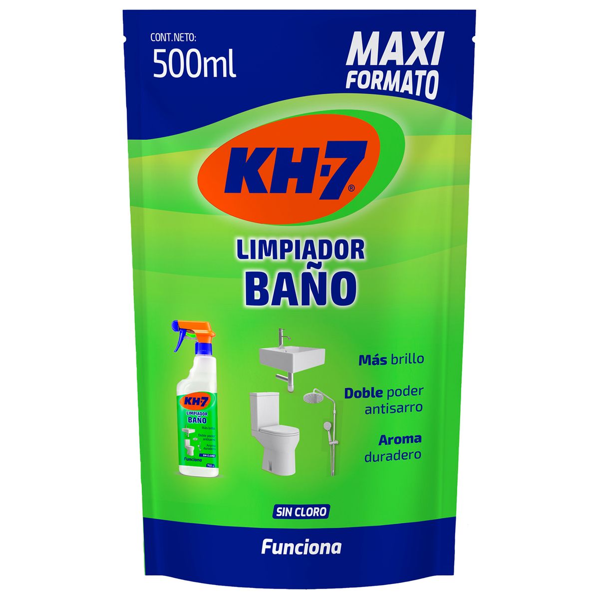 Limpiador baños doypack 500 ml, marca KH 7 - Foto 2