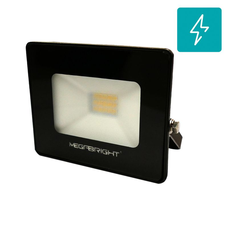 MEGABRIGHT - Foco proyector led 10 W 6000 k plano