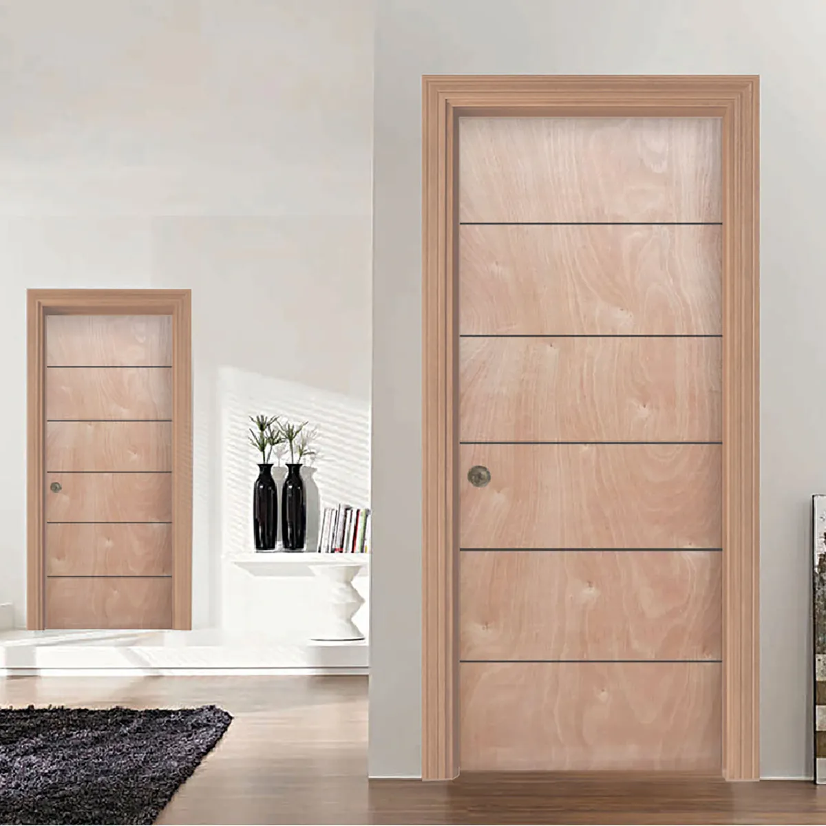 MAFORSA - Puerta Terciado Huilo Precolgada Dual con Perforación