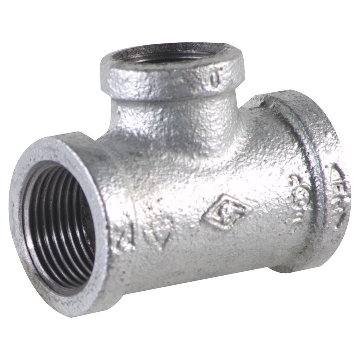 CALESAN - Tee Reducción Fe Galvanizado 3/4" x 1/2" 1u