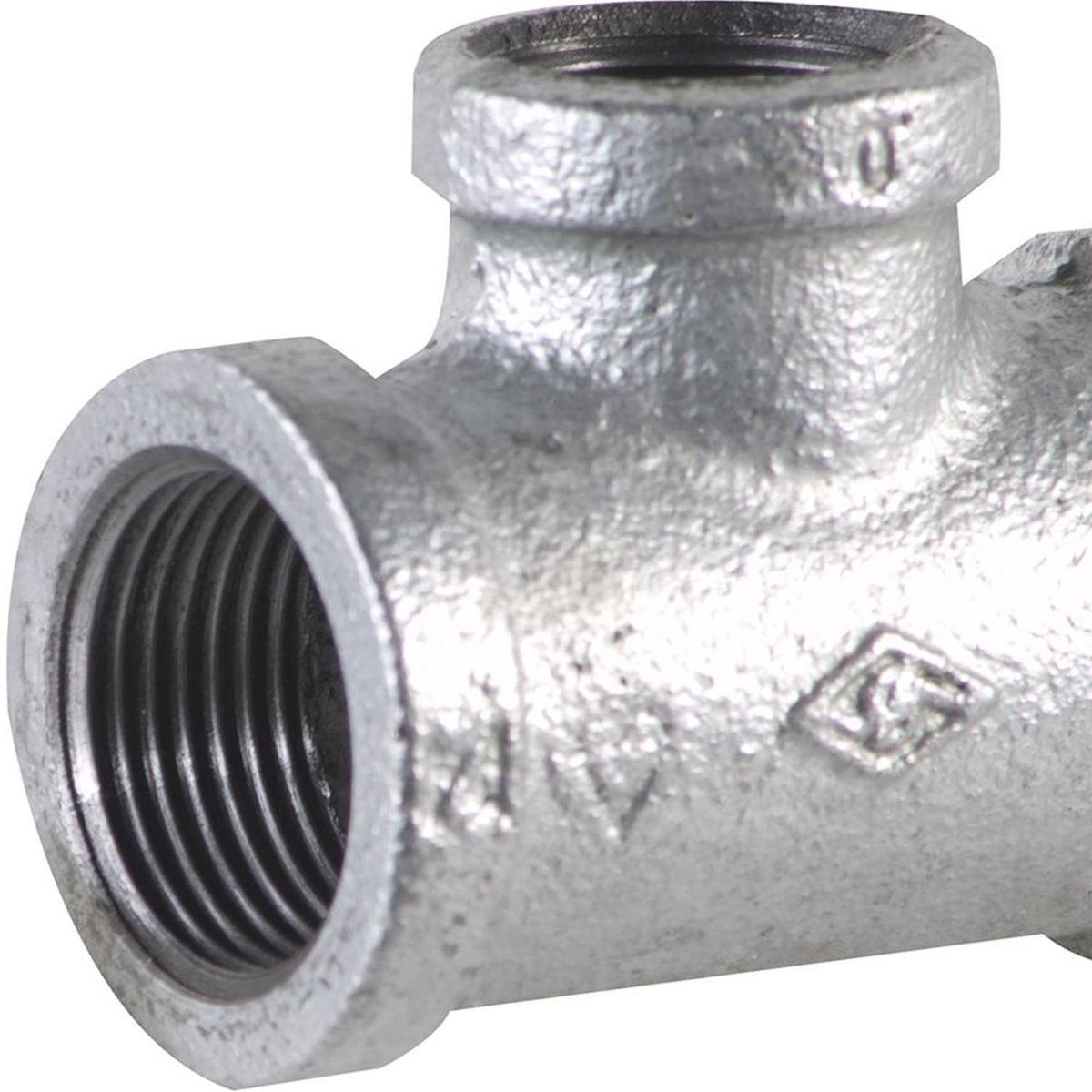 CALESAN - Tee Reducción Fe Galvanizado 3/4" x 1/2" 1u