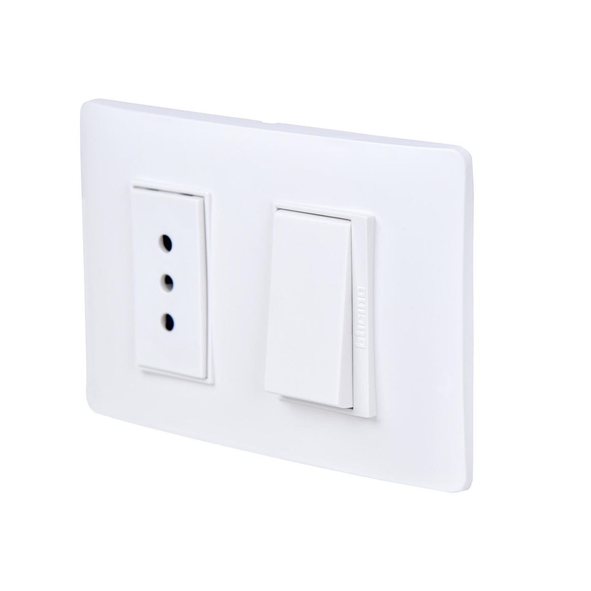 BTICINO - Enchufe + Interruptor 10 A Blanco