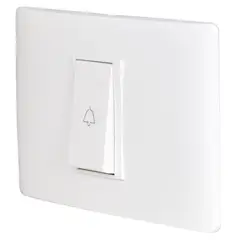BTICINO - Interruptor Pulsador Armado 10A Blanco