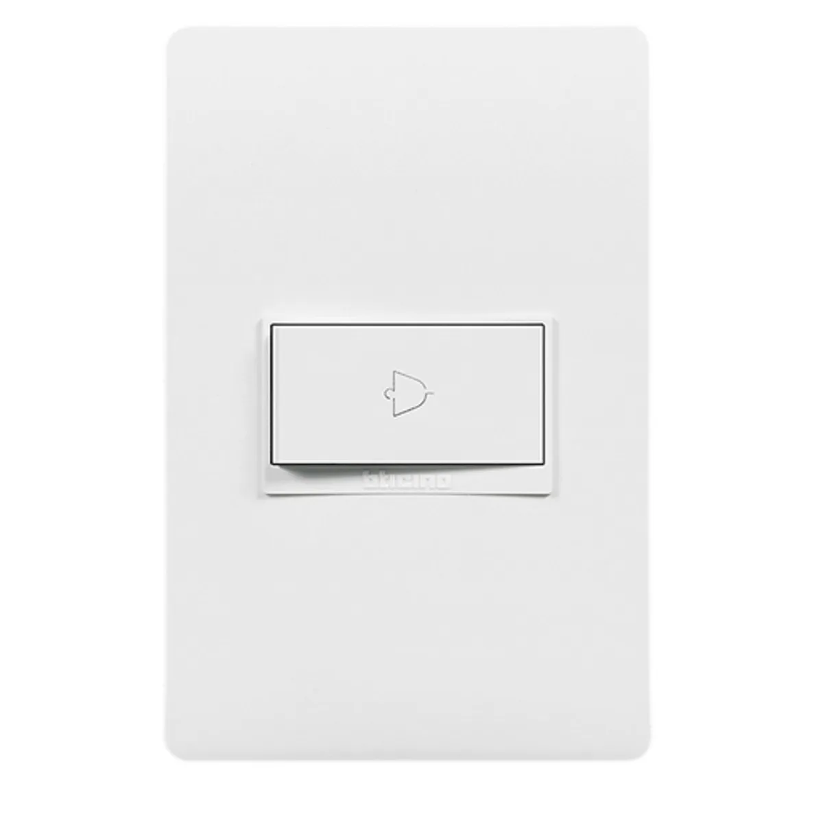 BTICINO - Interruptor pulsador 10 A Luzica Blanco