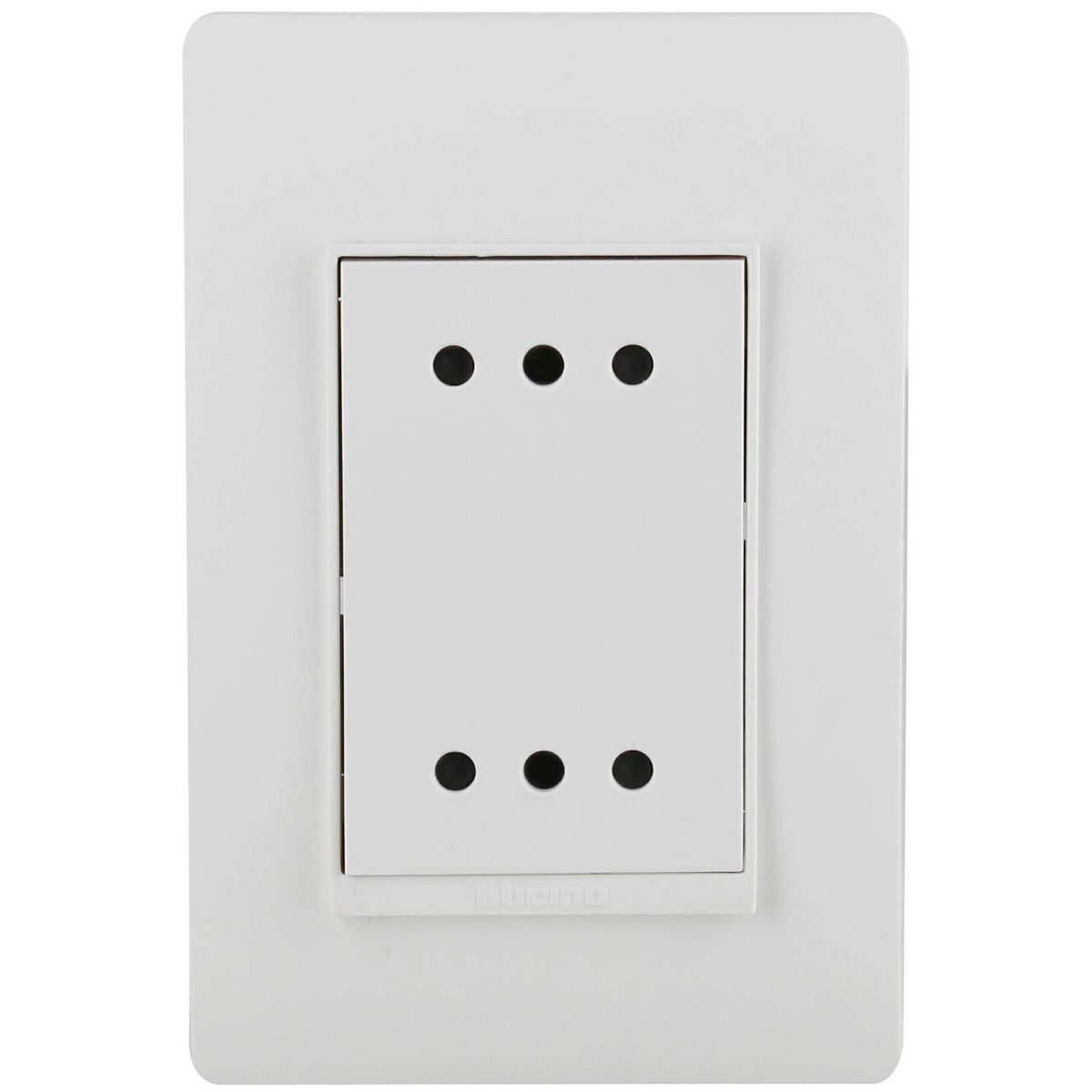 BTICINO - Tomacorriente doble 10 A Blanco