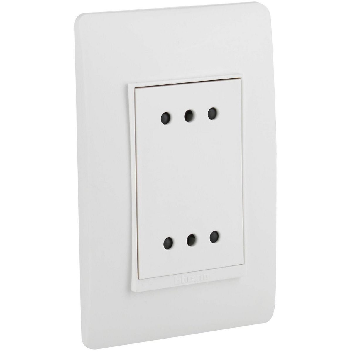 BTICINO - Tomacorriente doble 10 A Blanco