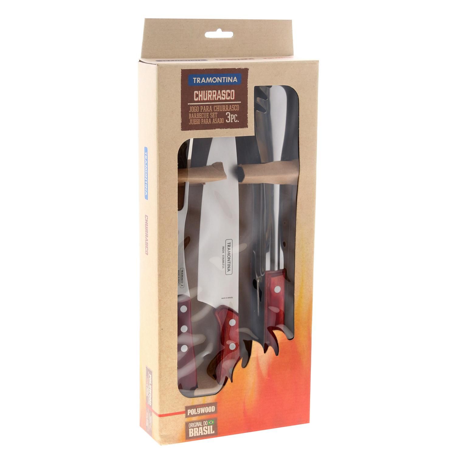 Juego de asado en caja de presentación