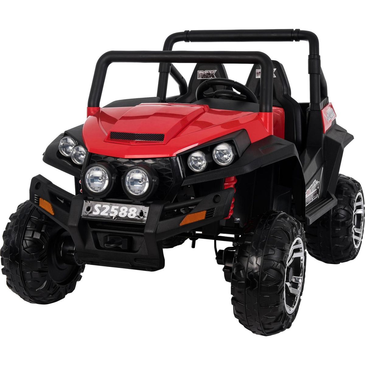 KIDSCOOL - Buggy off road a batería 12V rojo