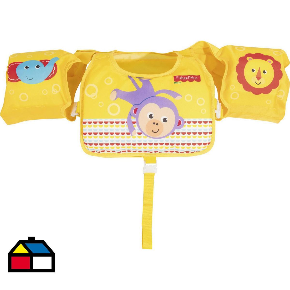 BESTWAY - Flotador Inflable Swim Pal Amarillo 28x14x57 cm