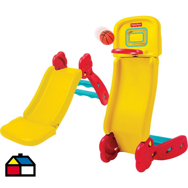 FISHER PRICE - Baloncesto para Deslizar 65x98x32 cm Multicolor