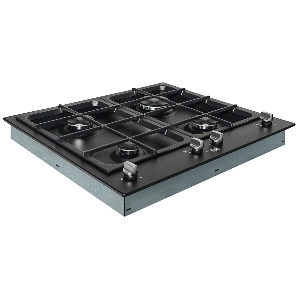 TEKA - Encimera Gas Licuado 4 Platos Negro EW-60 4G