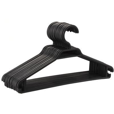 Imagen 2 del producto Set 15 colgadores plásticos negro