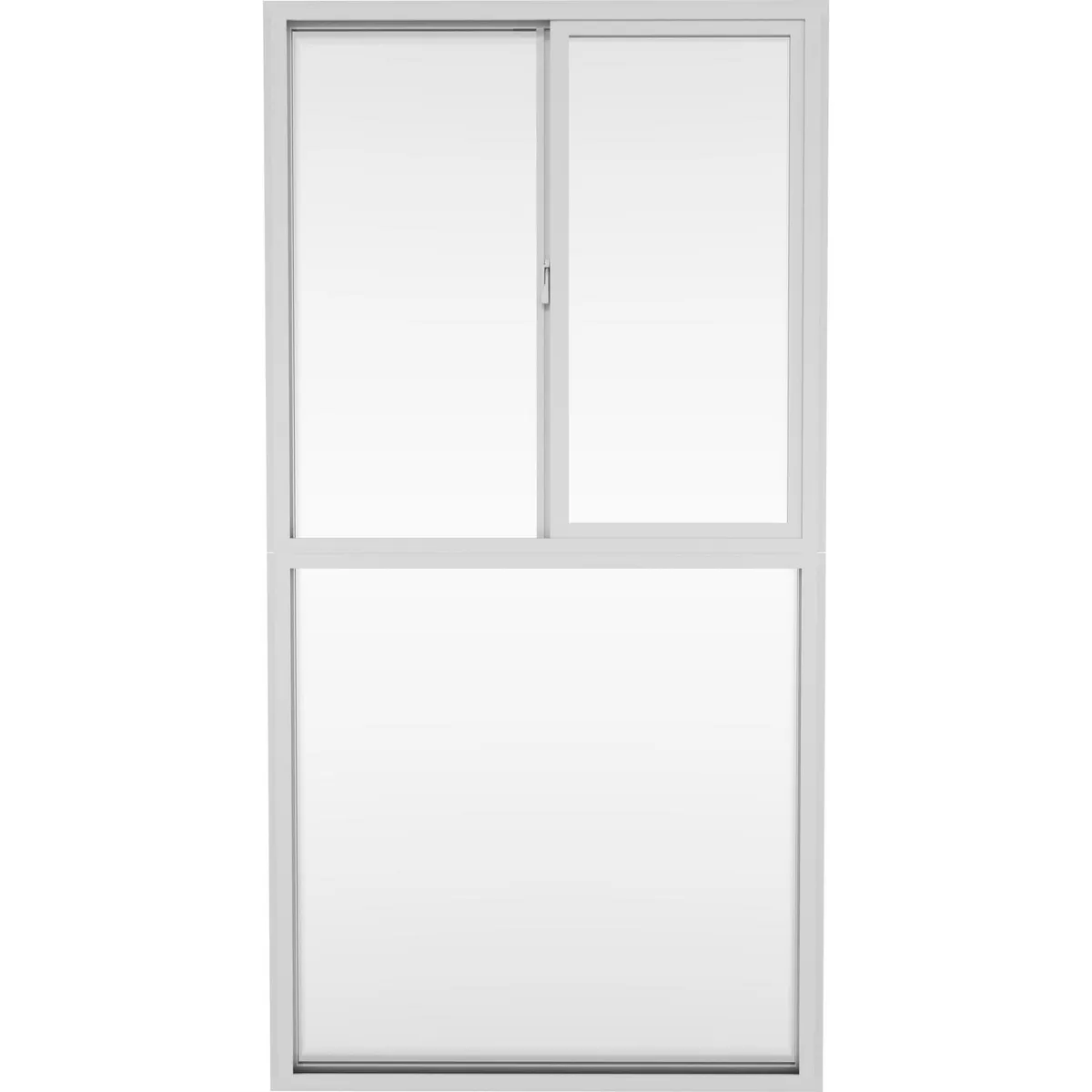 Ventana PVC 60x120 cm monolítico blanco corredera, marca WINTEC - Foto 2