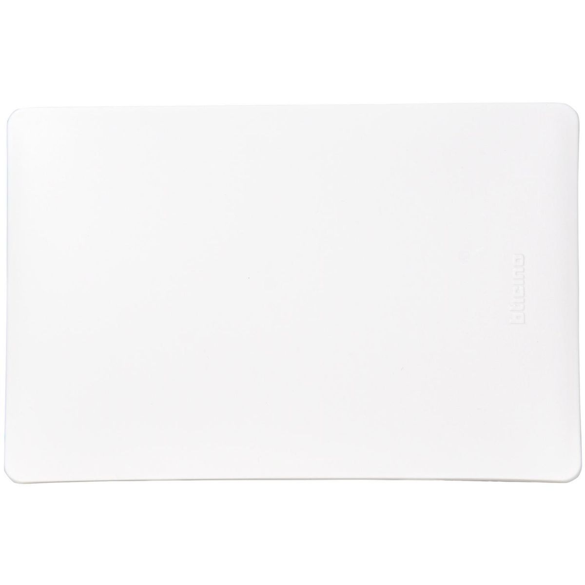 BTICINO - Placa ciega con soporte Blanco
