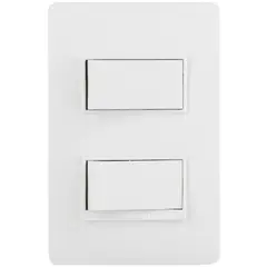 BTICINO - Interruptor conmutador doble (9/24) 10 A Blanco