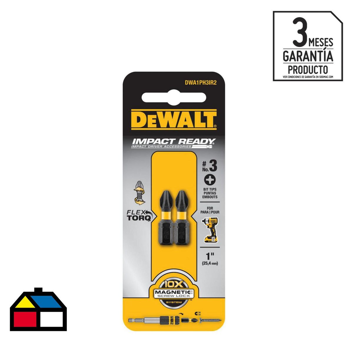 DEWALT - Punta Phillips 1'' Ph3
