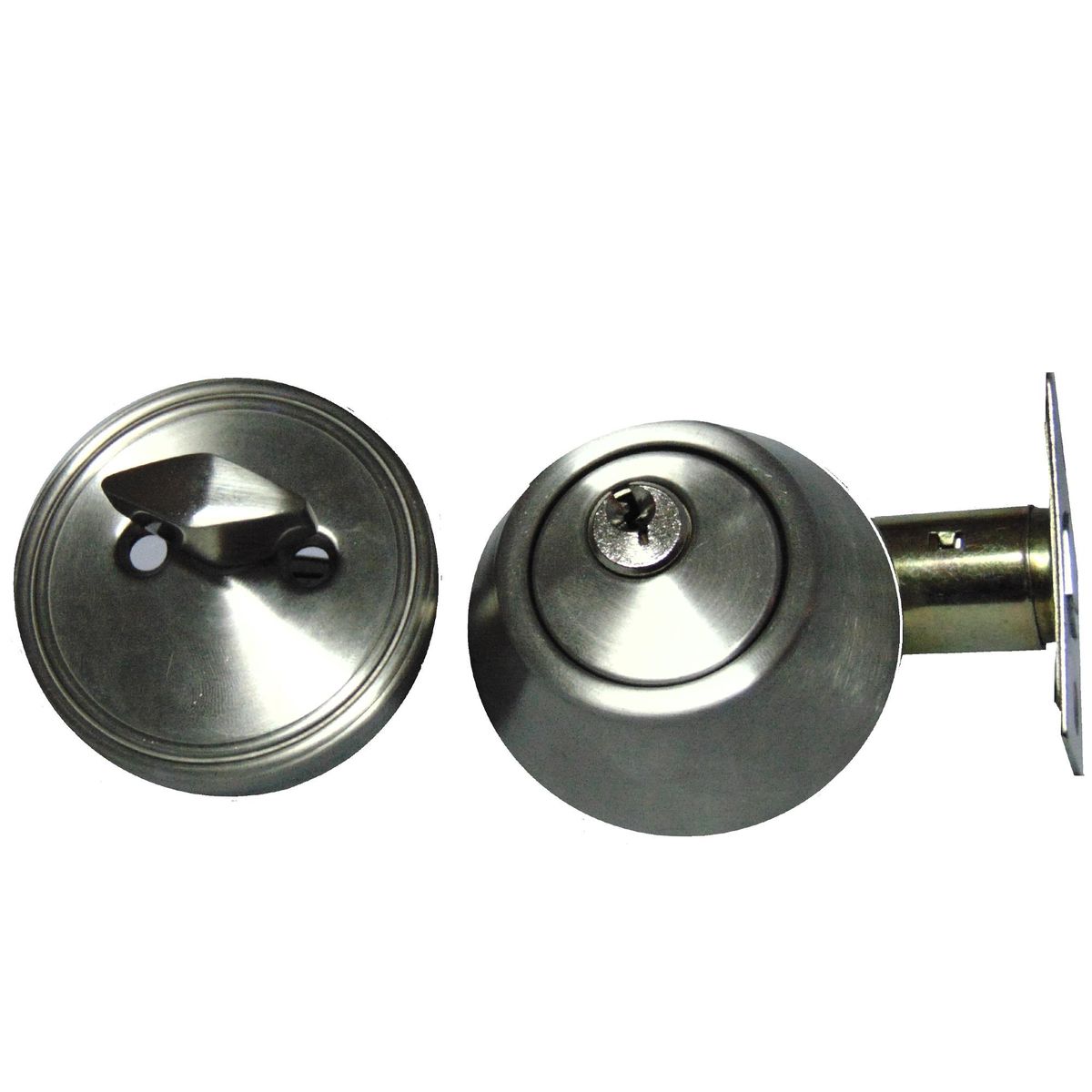 DEVA - Cerradura Cerrojo llave/mariposa Inoxidable 