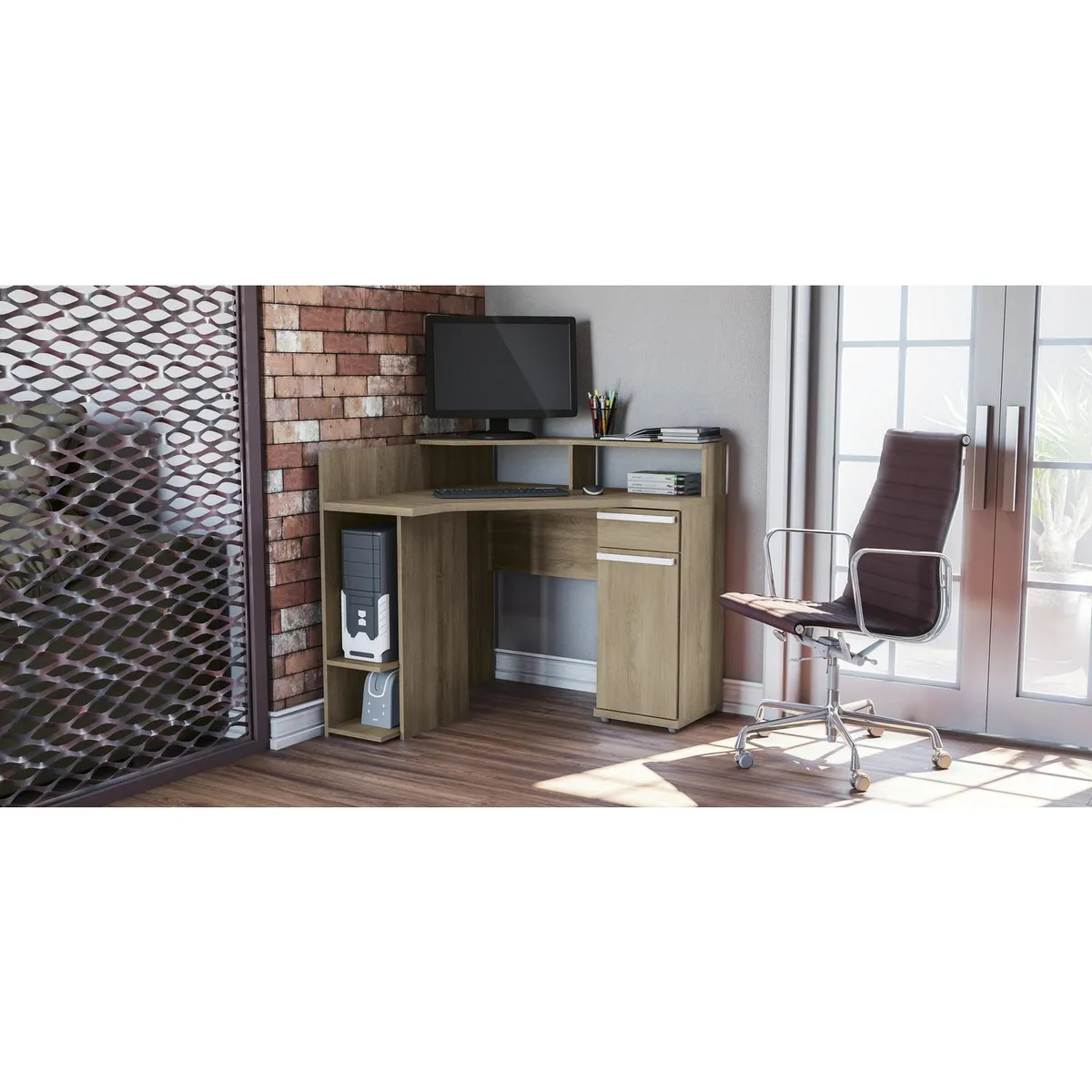 YARDAS - Escritorio mod S975 nogal