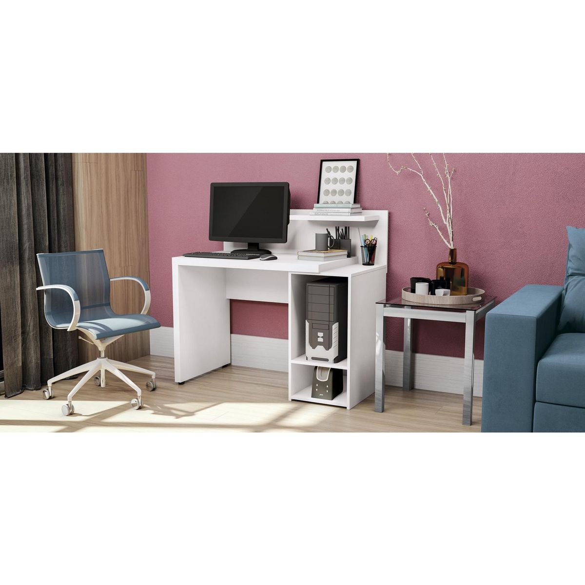 YARDAS - Escritorio mod S973 blanco