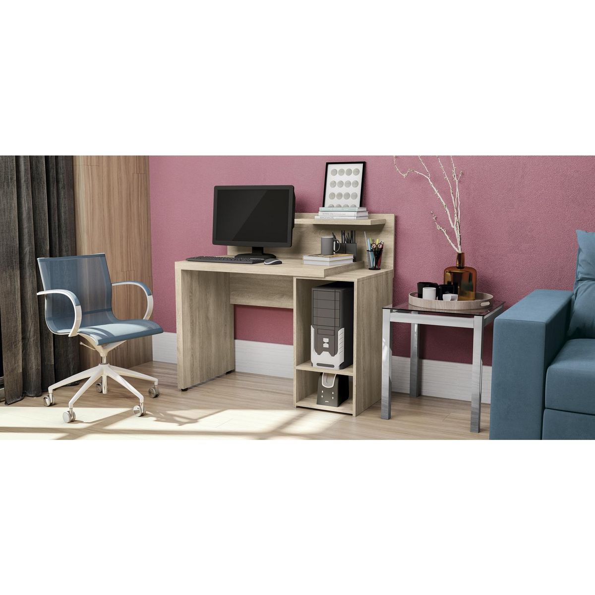 YARDAS - Escritorio mod S973 nogal