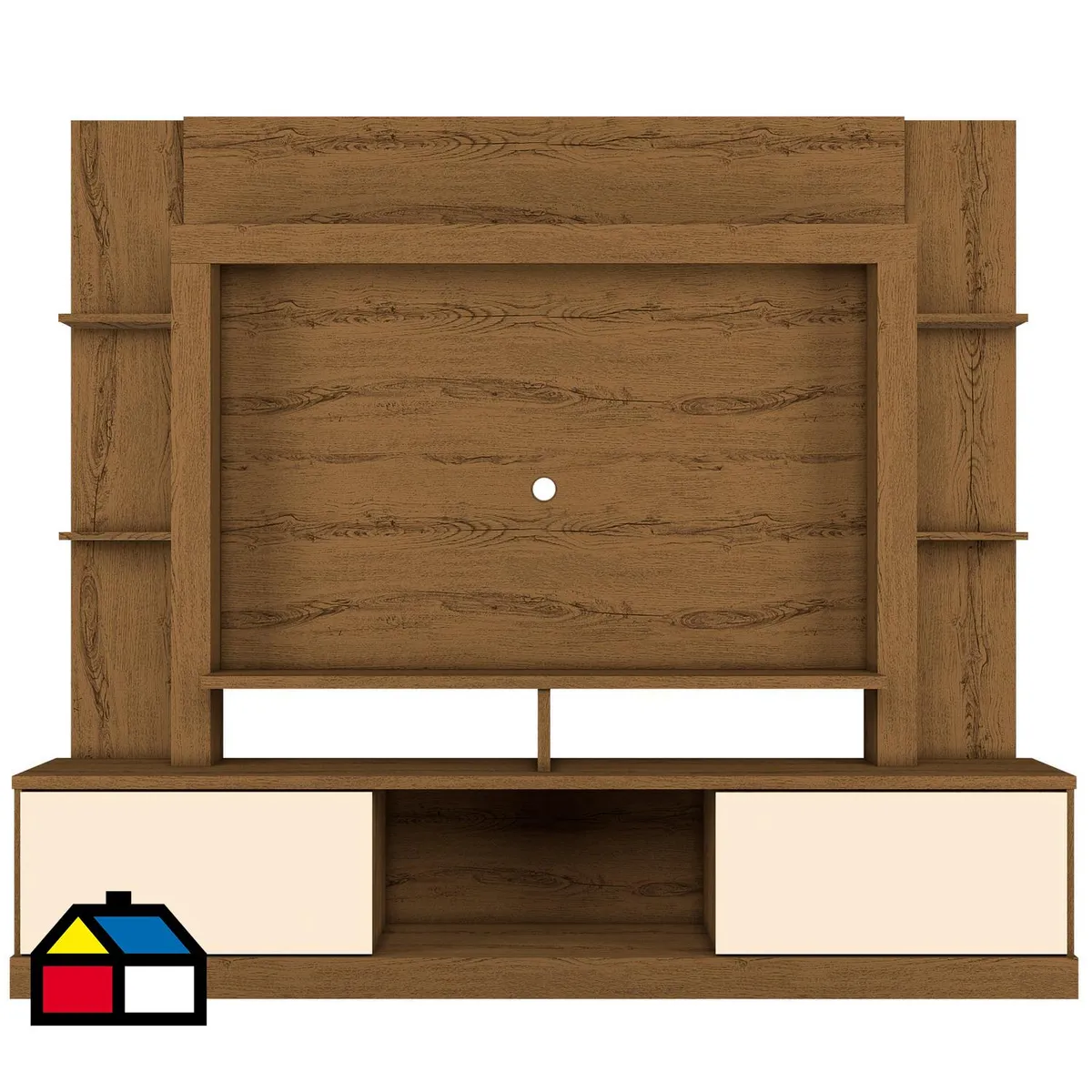 YARDAS - Estante mod Miami carv munique/offwhite LCD 55"