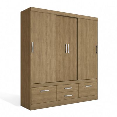 Imagen 2 del producto Clóset 4 Puerta(s) 4 Cajón(es) 3 Repisa(s) 183x201x48 cm Teca
