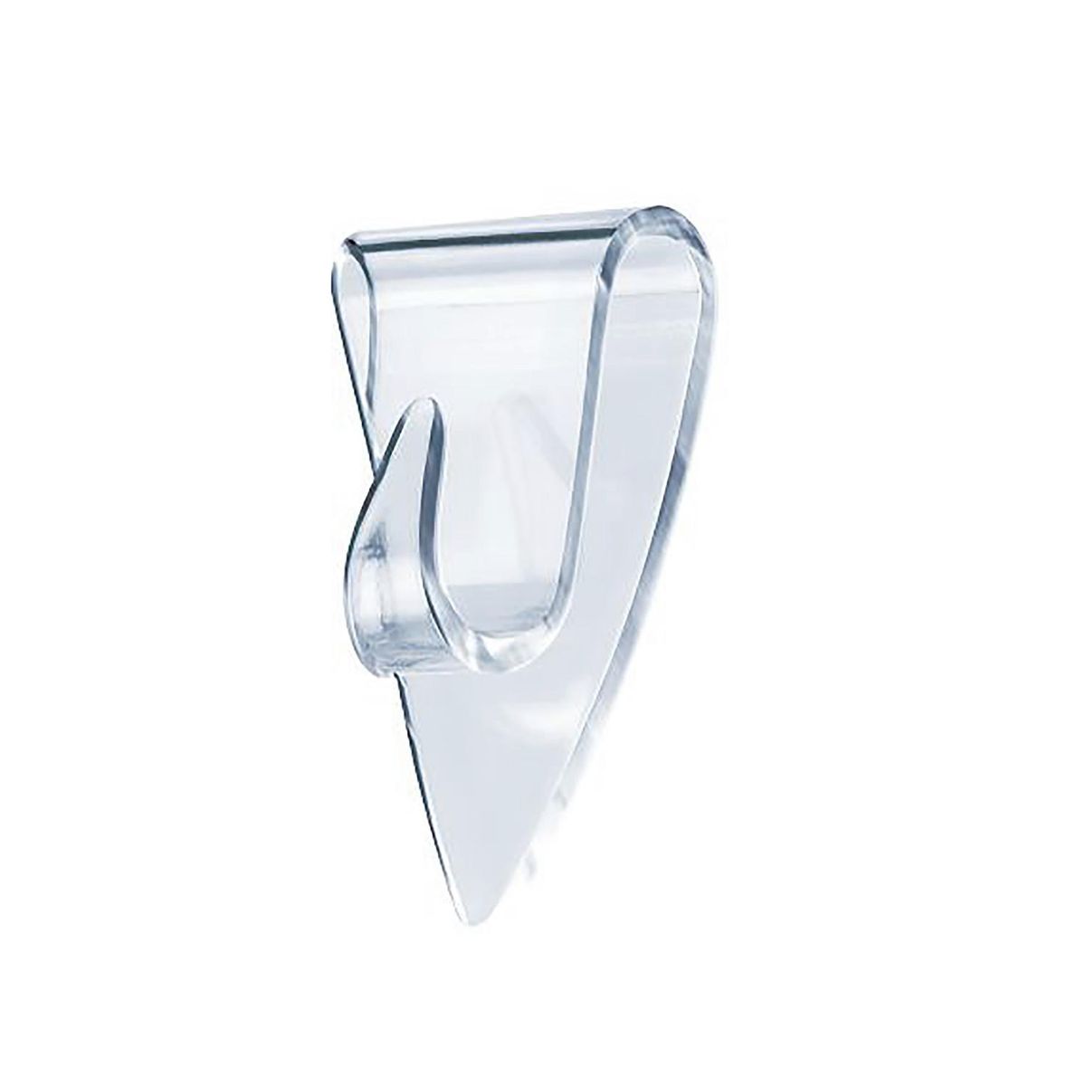 TESA - Gancho adhesivo para superficies transparentes y vidrio 0,2 kg