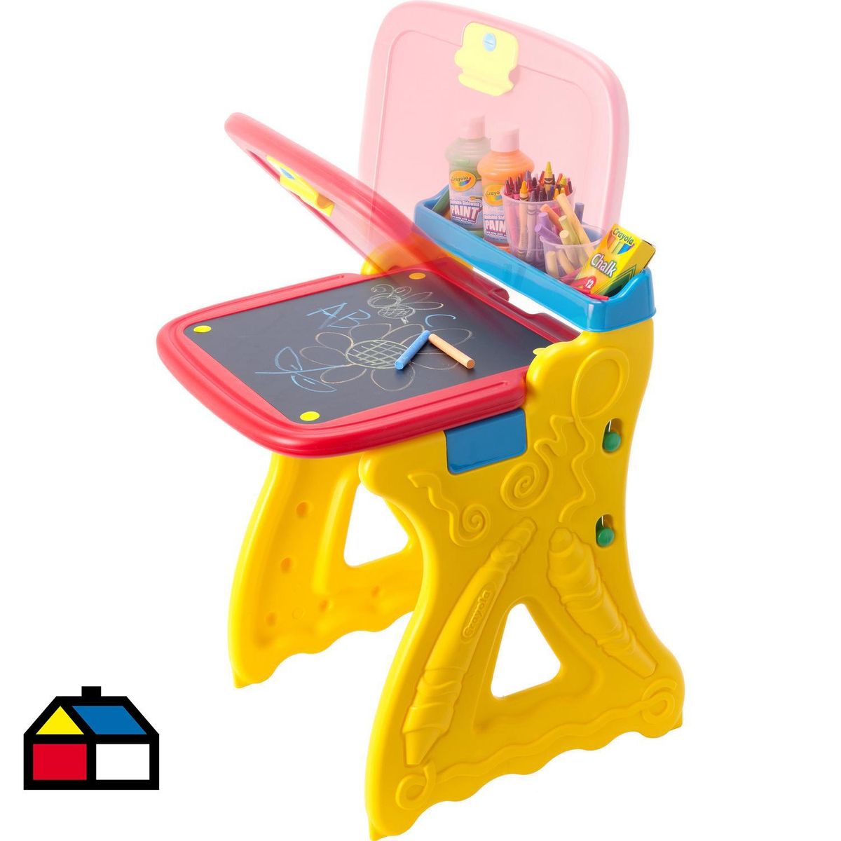 FISHER PRICE - Pizarra Tipo Escritorio 33x70x36 cm Multicolor Desde 3 años